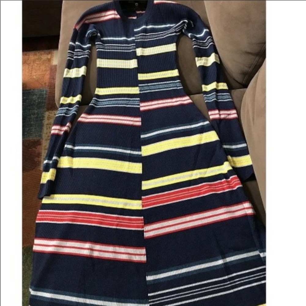 Kenzo dress knit striped dress navy - Picture 5 of 6